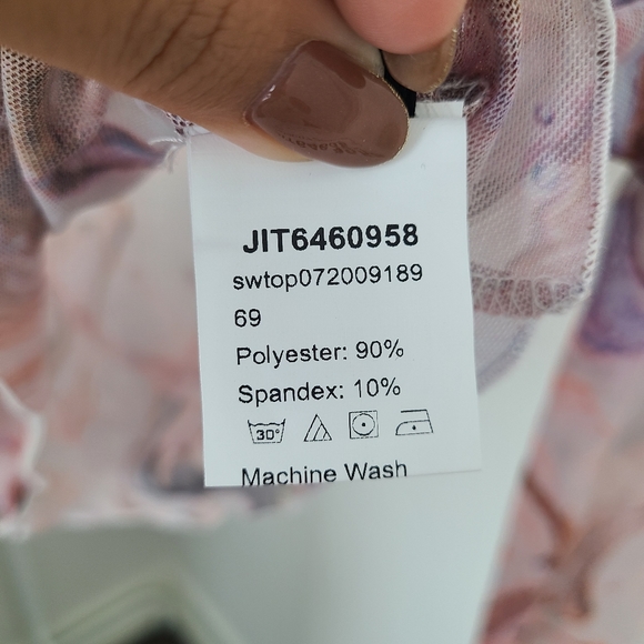 SHEIN sheer crop top - Picture 4 of 5